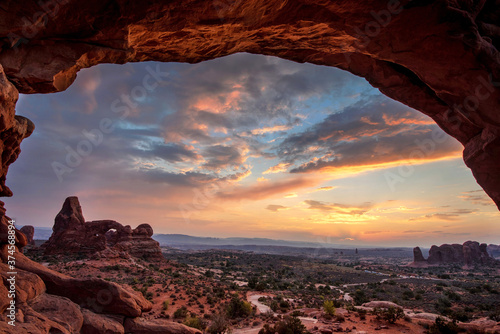 Photography Sunset at Arches National Park outside Moab, Utah