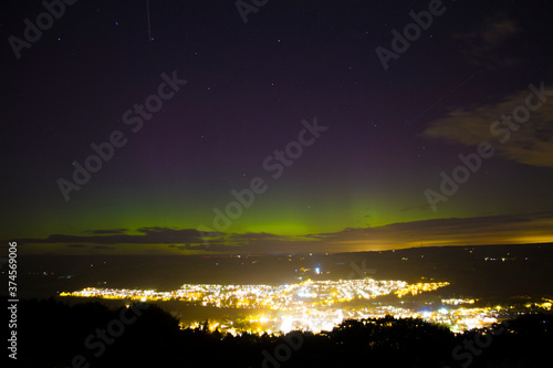 Northern Lights Over Otley West Yorkshire photo