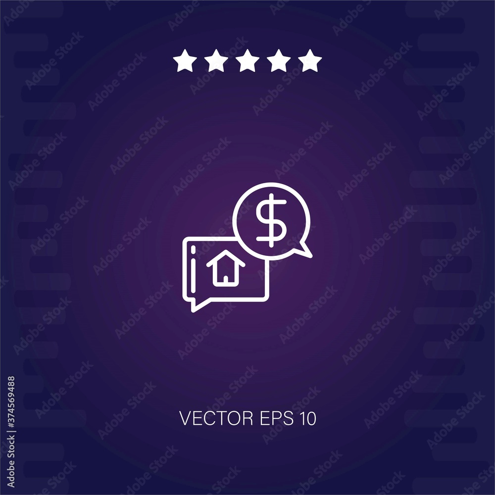 chat vector icon modern illustration chat vector icon modern illustration