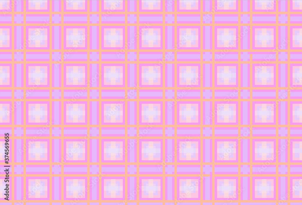 Seamless tartan plaid pattern in shades of pink ,red, orange for thumbnail ,blog, background .computer generated image Seamless tartan plaid pattern in shades of pink ,red, orange for thumbnail ,blog, background .computer generated image
