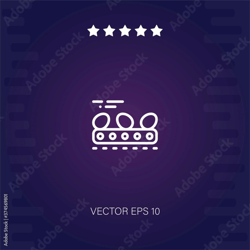 conveyor   vector icon modern illustration