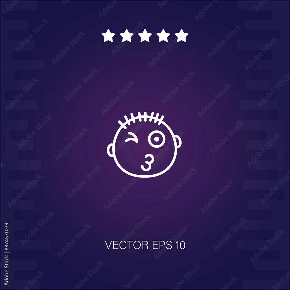 flirt vector icon modern illustration flirt vector icon modern illustration