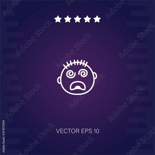 faint   vector icon modern illustration
