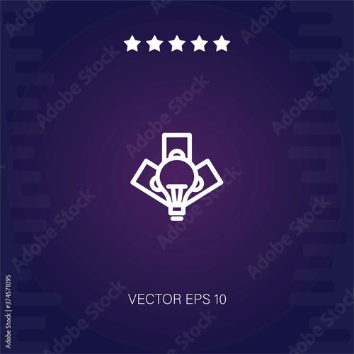 crowd funding vector icon modern illustration