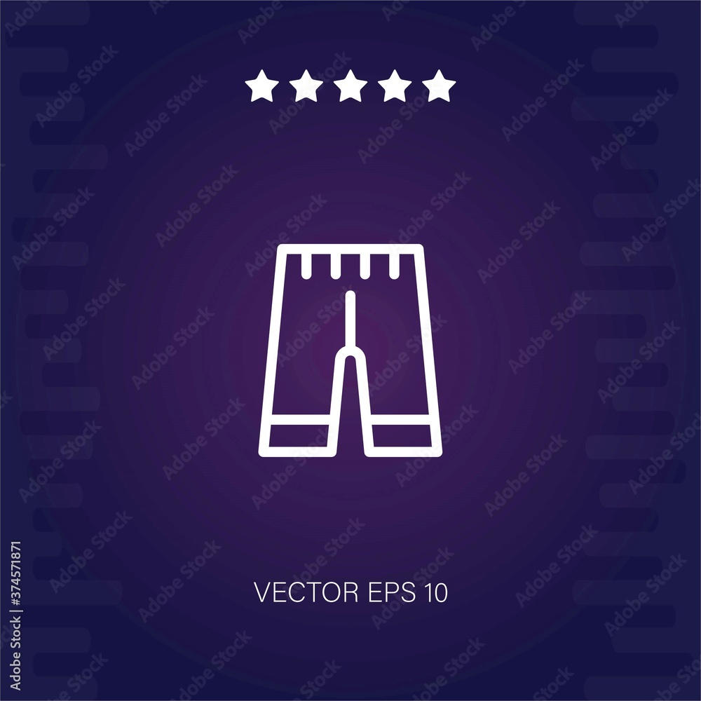 pants vector icon modern illustration pants vector icon modern illustration