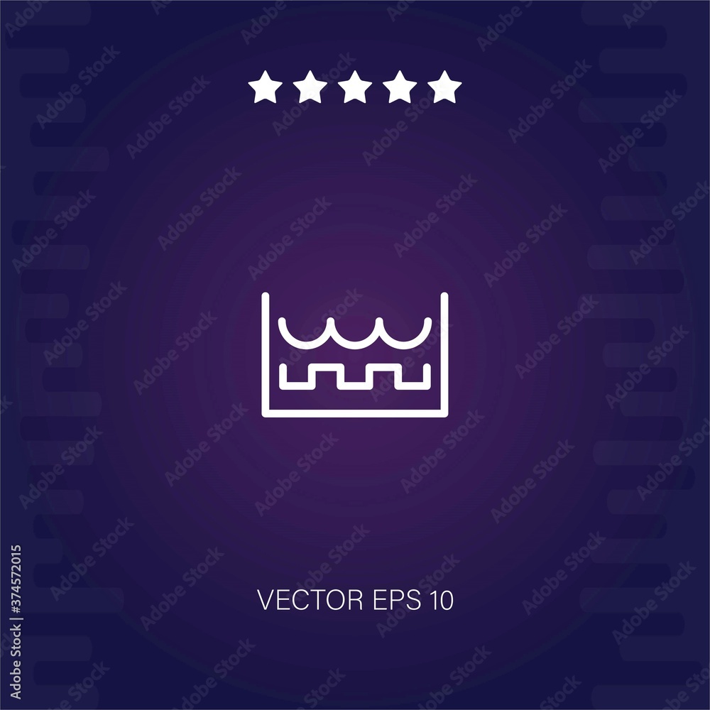 rinse vector icon modern illustration rinse vector icon modern illustration