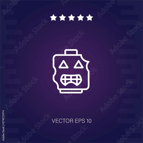 zombie vector icon modern illustration