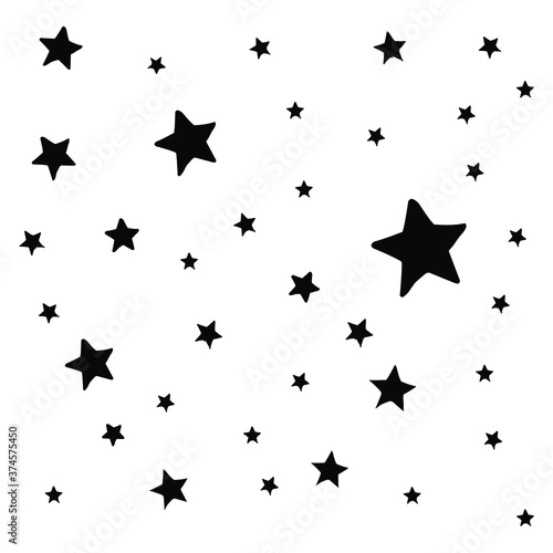 Modern geometric star pattern  stars filled  background texture EPS Vector