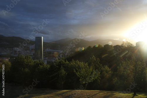 Panoramic view of Bilbao