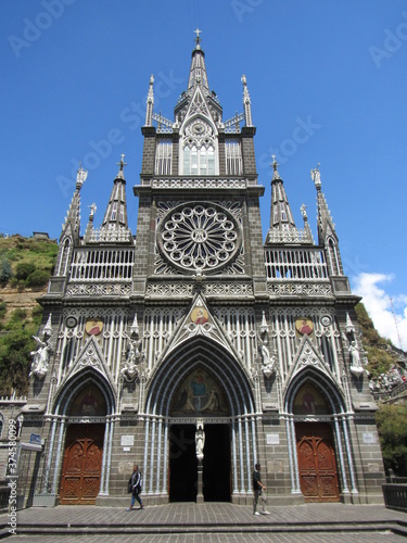 Santuario de Nuestra Señora del Rosario de Las Lajas.  LAS LAJAS, COLOMBIA