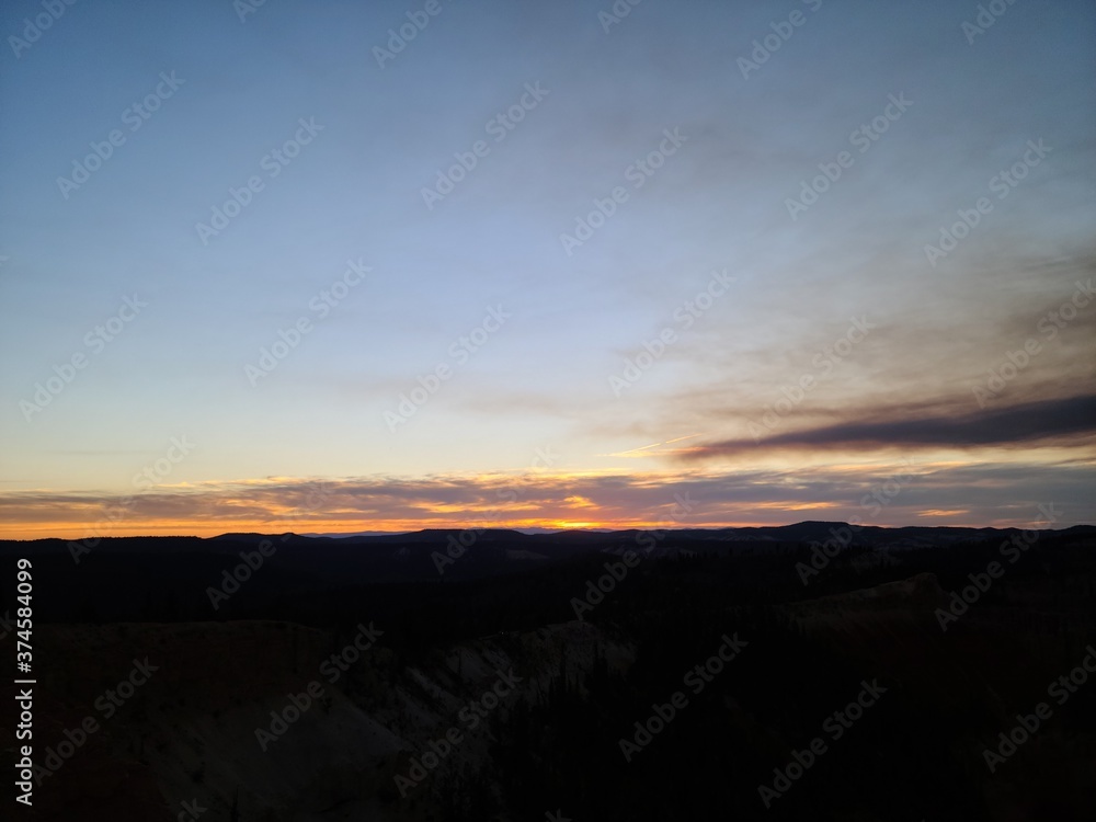 Sunset over Bryce Canyon Sunset over Bryce Canyon