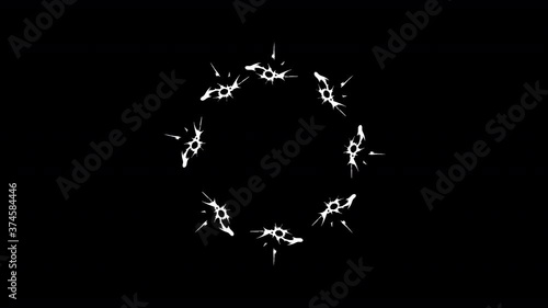 植物の成長を感じる、アートな手描きのタイトルバックアニメーション