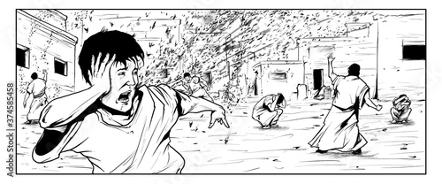 Running from the plagues 