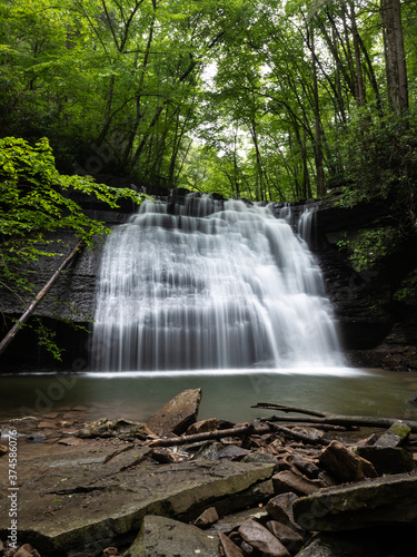 Waterfall on the Little Stony River in Southwestern Virginia photo