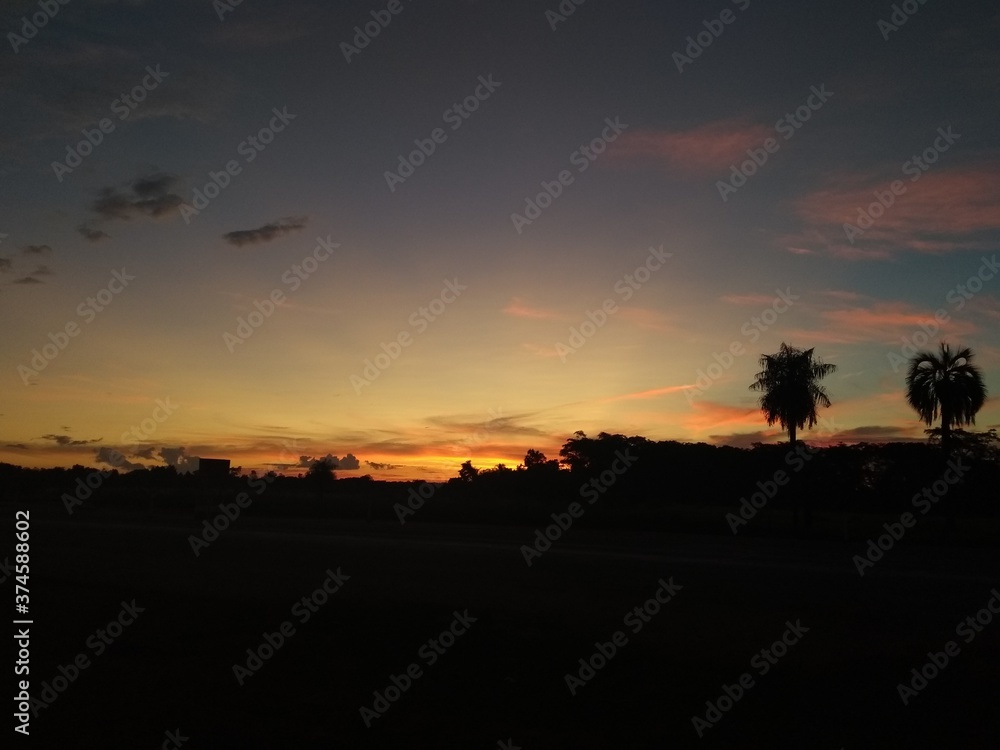 Fototapeta premium Atardecer misionero