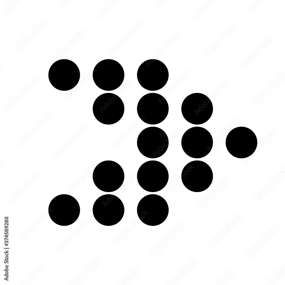 Simple arrow, waypoint sign symbol isolated on white background EPS Vector Simple arrow, waypoint sign symbol isolated on white background EPS Vector
