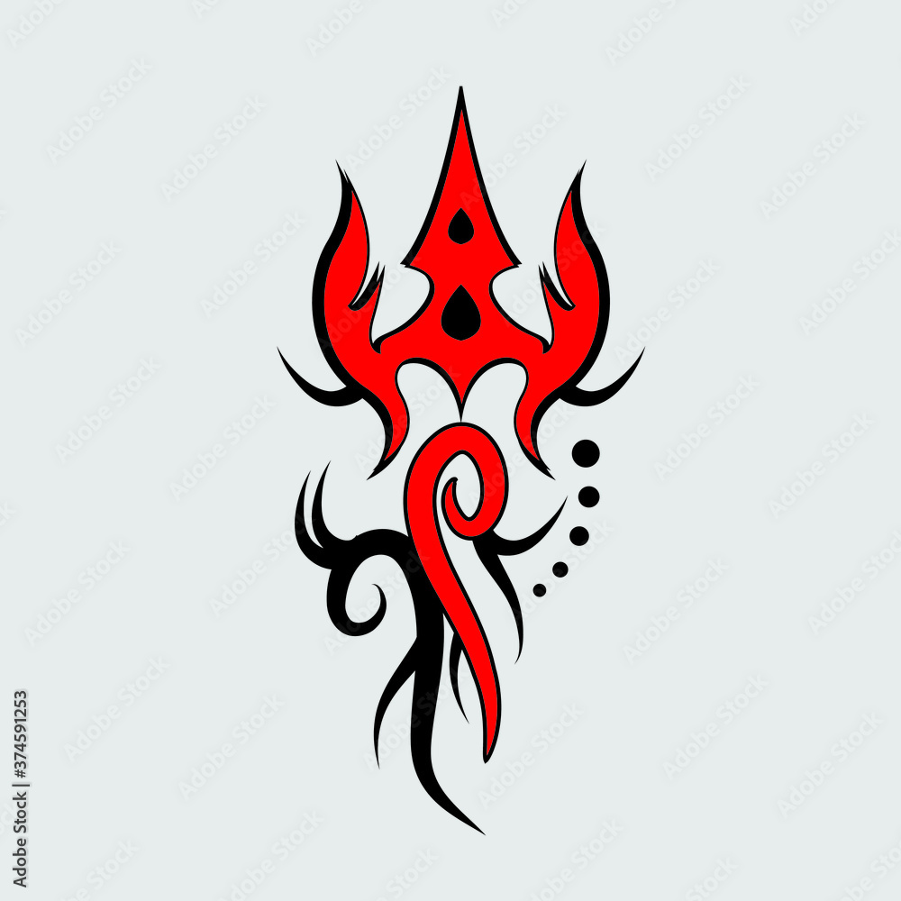Trishul tattoo by Parth Vasani at Aliens Tattoo India on Behance