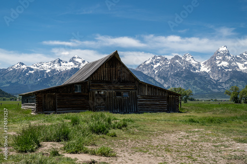The TA Moulton Barn in Mormon Row, Grand Teton National Park