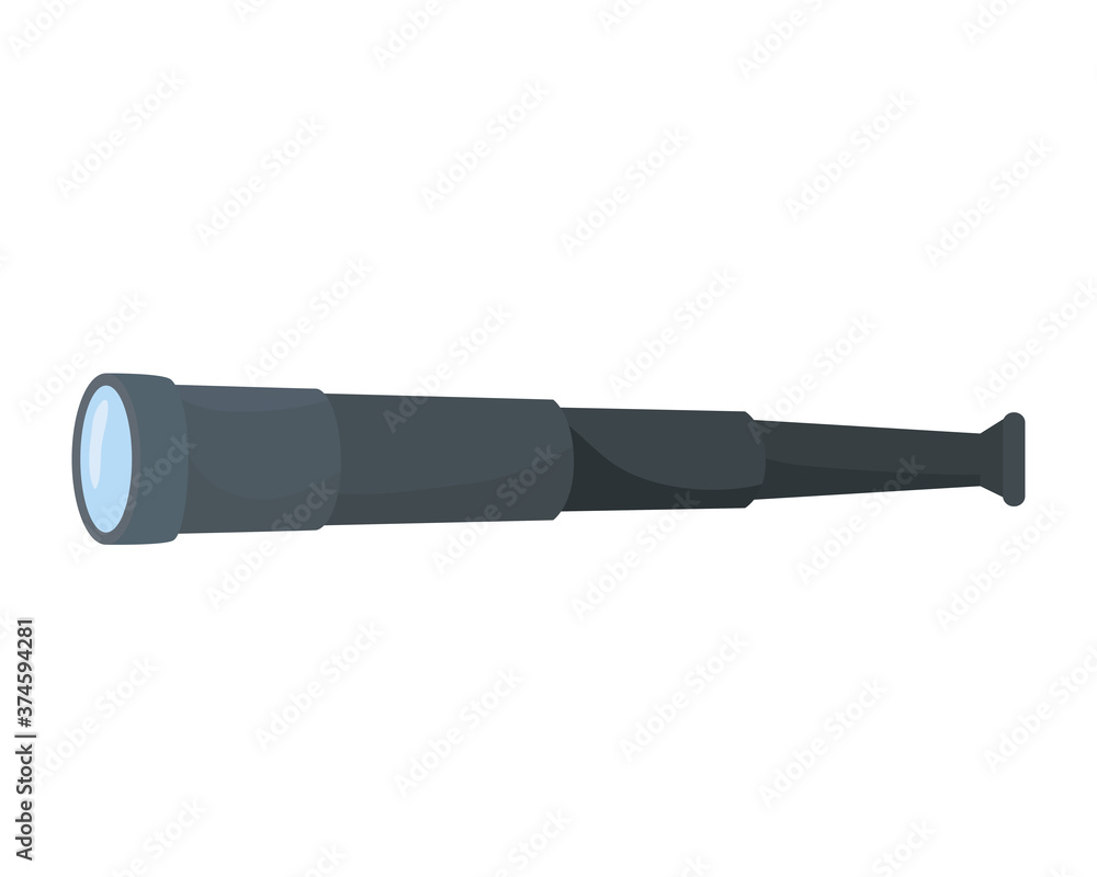 Telescope icon design, Science discovery observe astronomy sky lens instrument space and discover theme Vector illustration Telescope icon design, Science discovery observe astronomy sky lens instrument space and discover theme Vector illustration