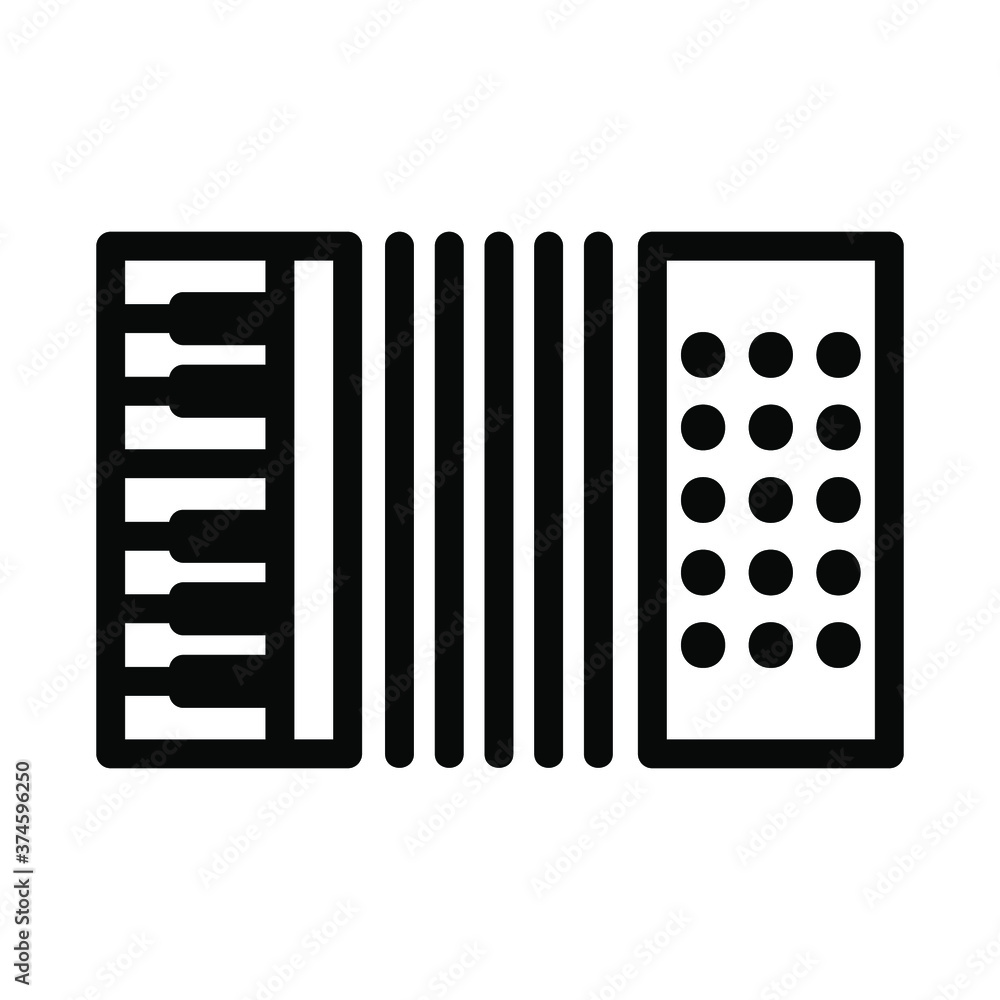 accordion icon or logo in outline
accordion icon or logo in outline