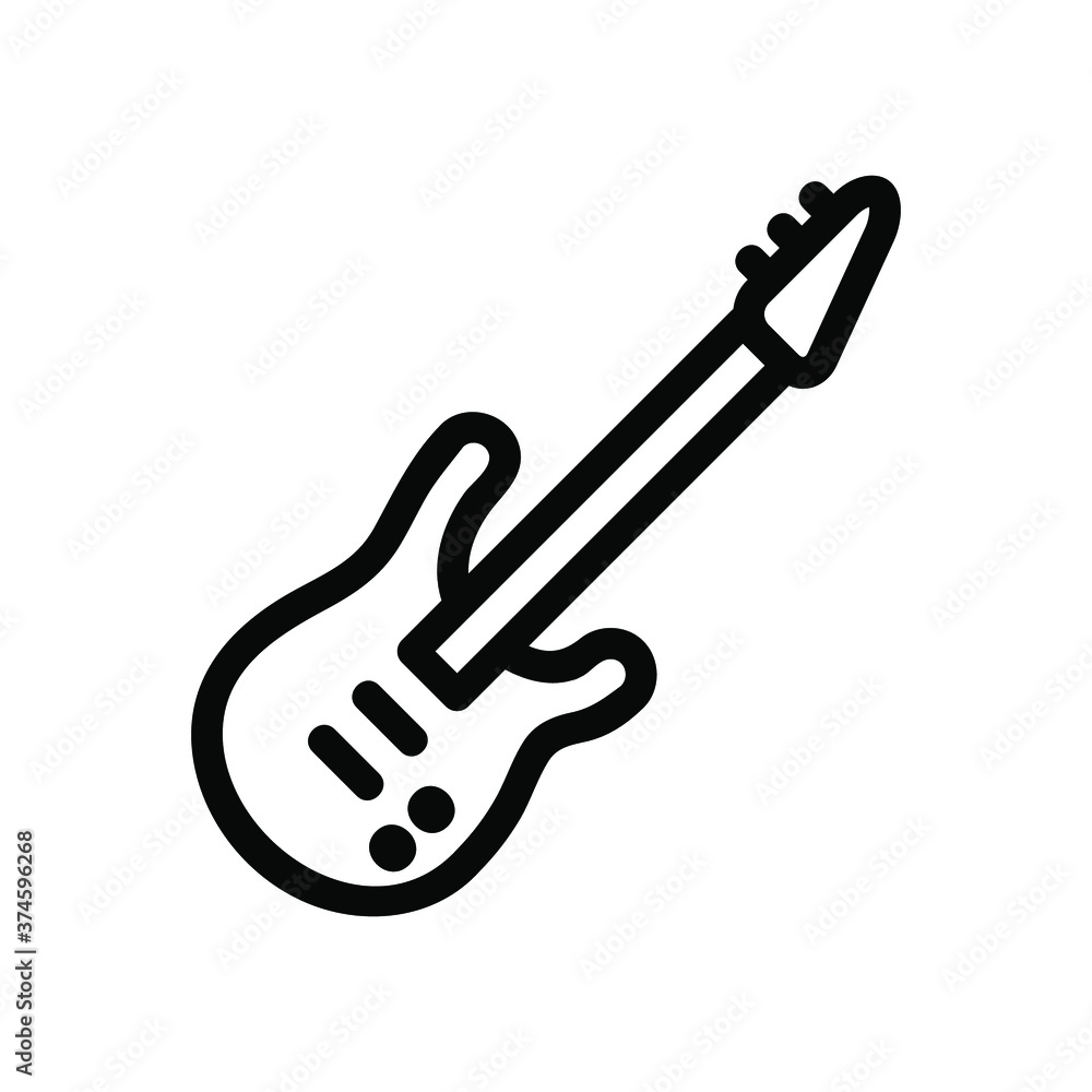 bass icon or logo in outline
bass icon or logo in outline