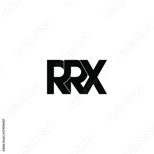rrx letter original monogram logo design