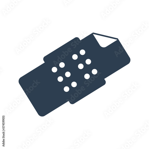 Medical bandage icon