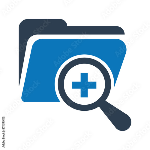Medical record icon
