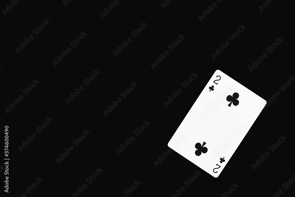 トランプ　クラブ　2　素材