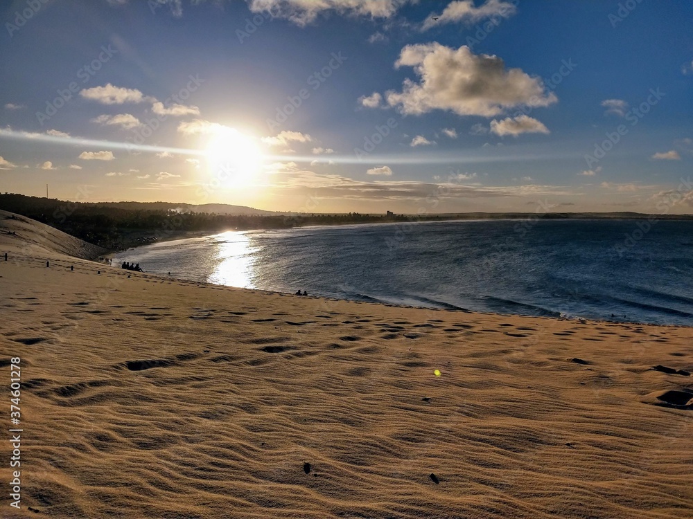 Fototapeta premium sunset over the sea