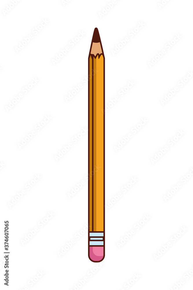 Isolated pencil tool vector design Isolated pencil tool vector design