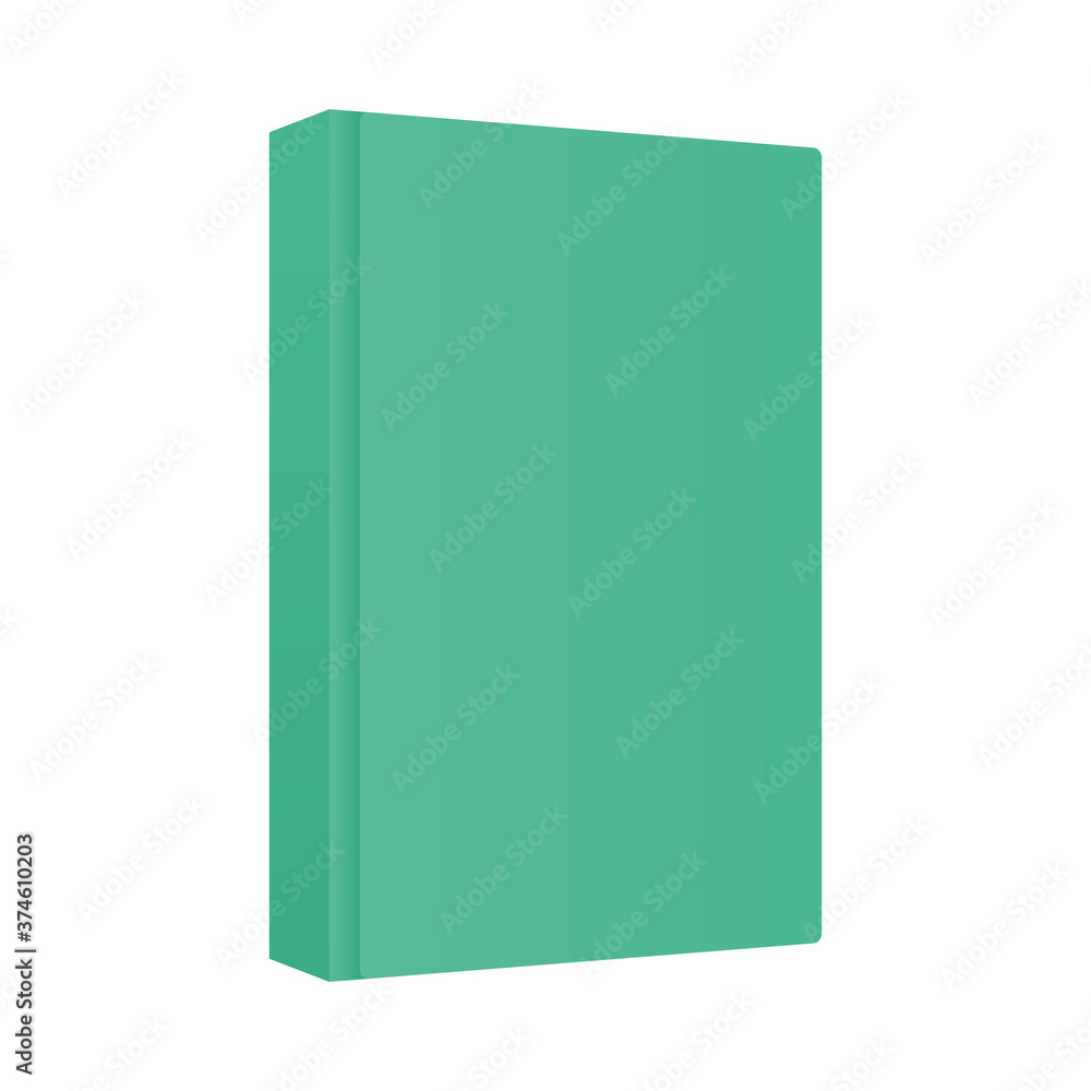 Isolated mockup green notebook vector design Isolated mockup green notebook vector design
