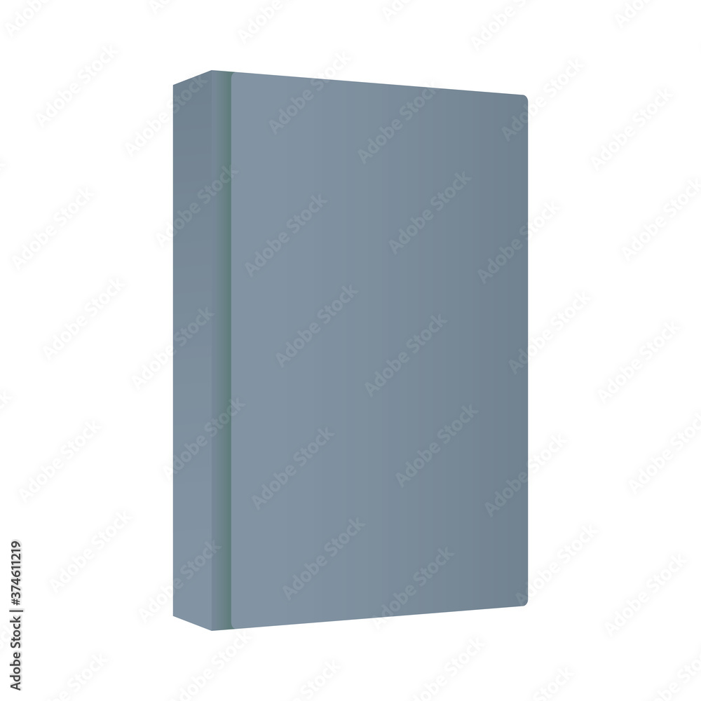 Isolated mockup blue notebook vector design Isolated mockup blue notebook vector design
