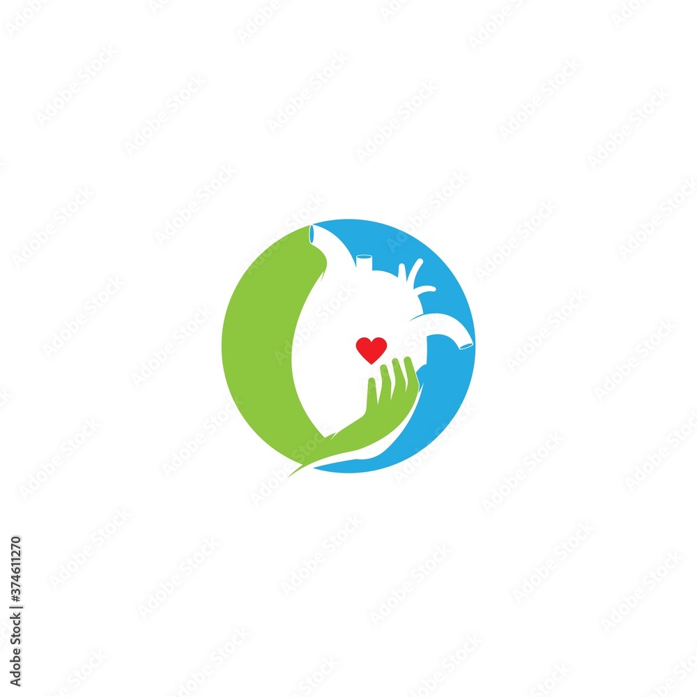 Human heart medical vector illustration Human heart medical vector illustration