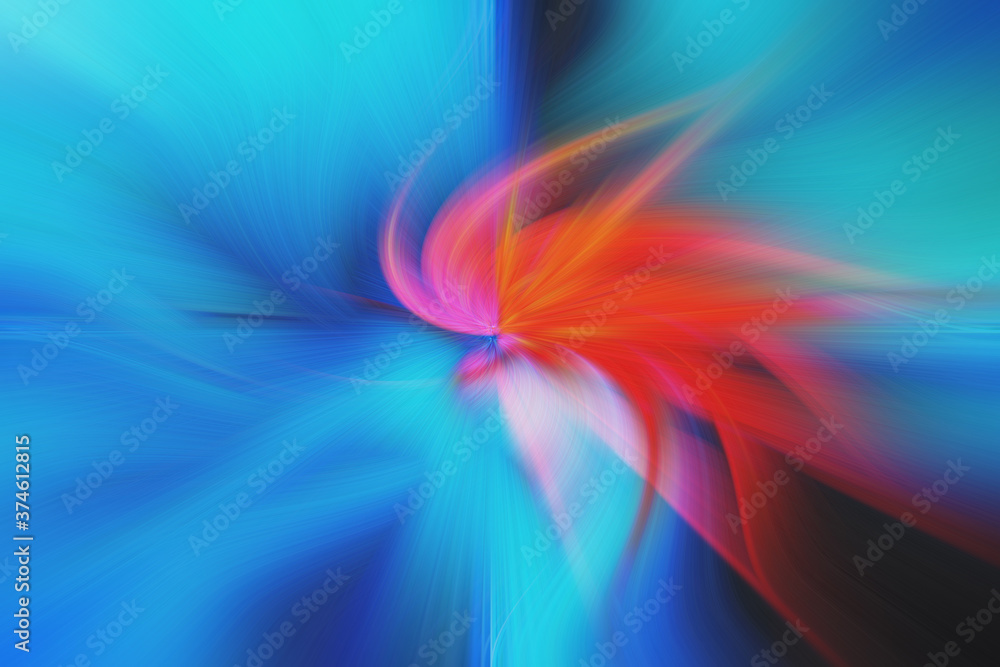 colorful and abstract twirl created in an artistic way colorful and abstract twirl created in an artistic way
