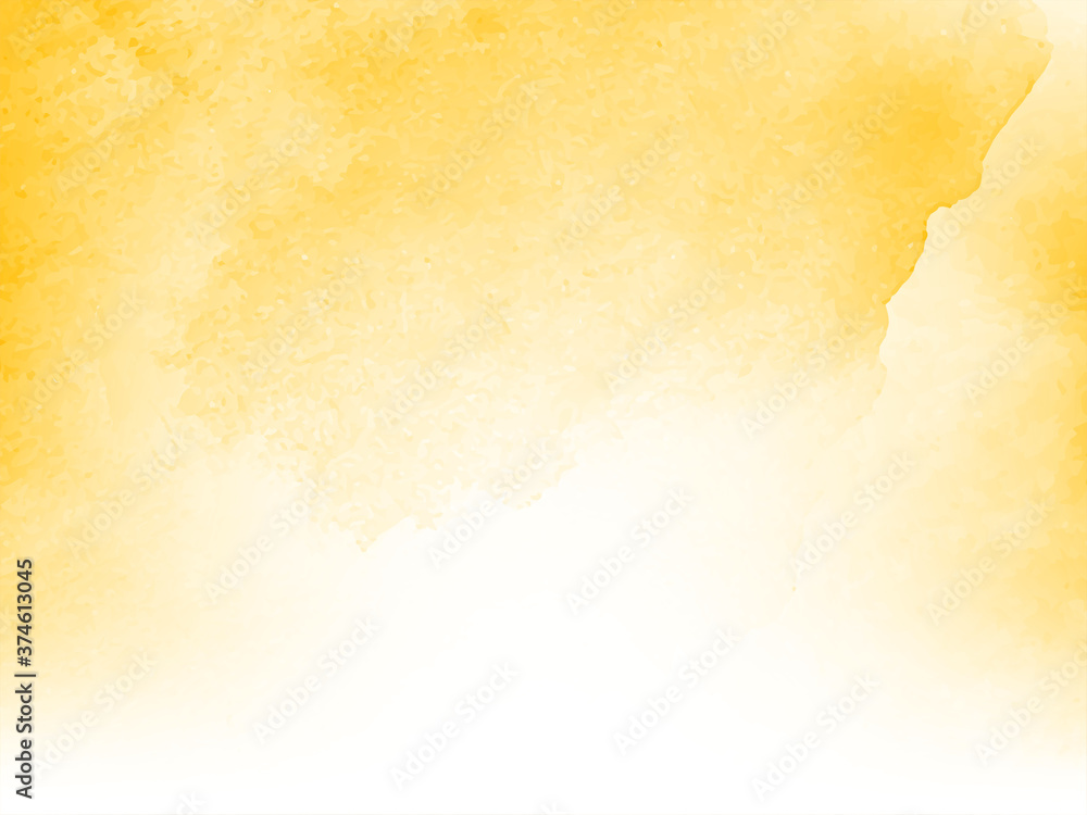 Modern soft yellow watercolor background design Modern soft yellow watercolor background design