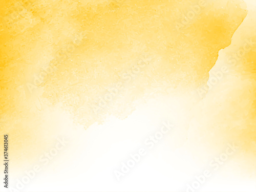 Modern soft yellow watercolor background design