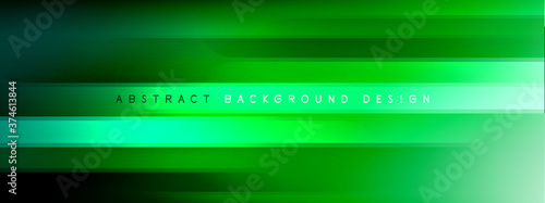 Motion concept neon shiny lines on liquid color gradients abstract backgrounds. Dynamic shadows and lights templates for text