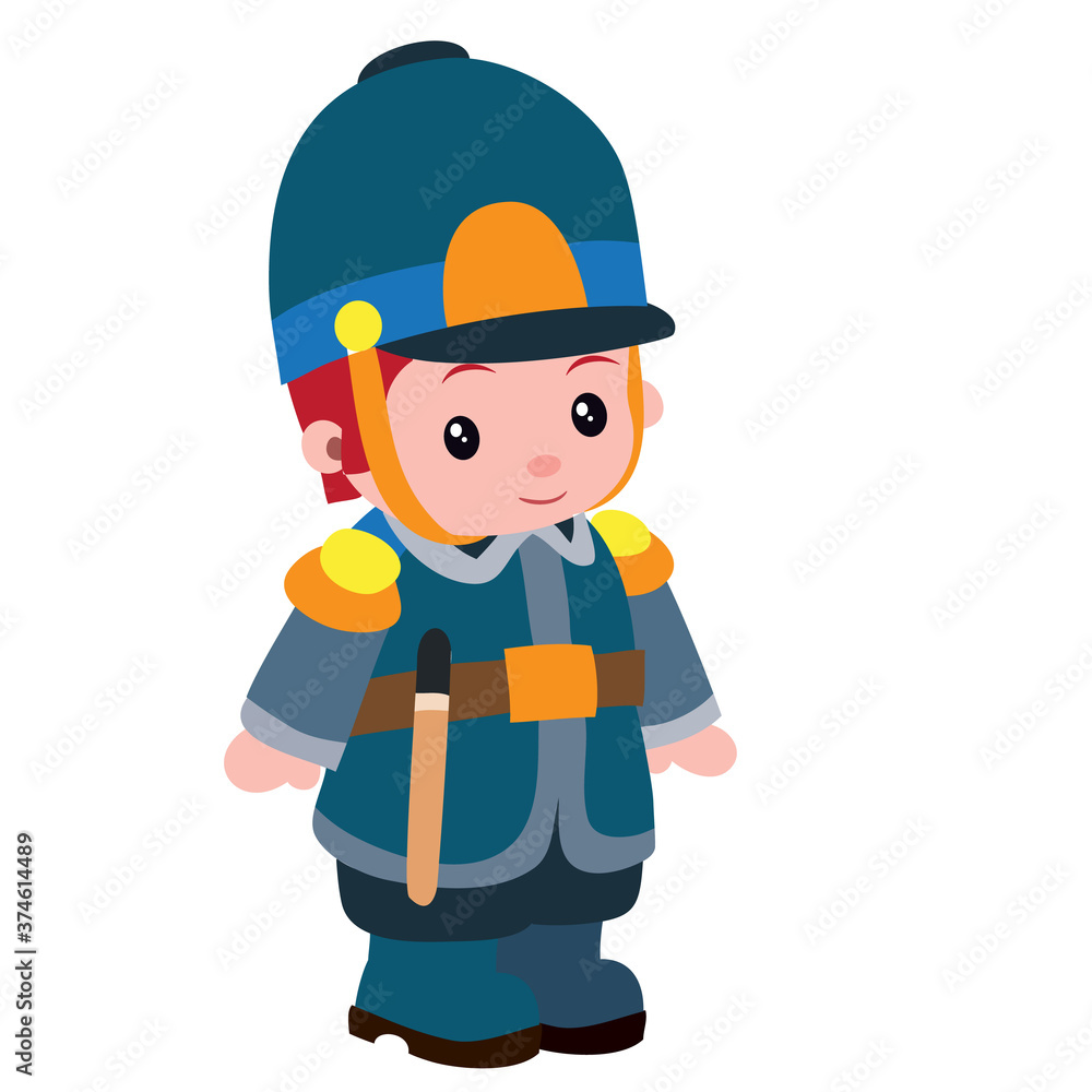 cute retro policeman character, cartoon illustration, isolated object on white background, vector illustration, cute retro policeman character, cartoon illustration, isolated object on white background, vector illustration,