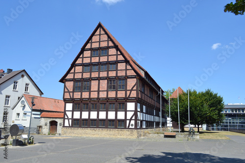 GERMANY, DETMOLD-July 27, 2018: Building of Museum 