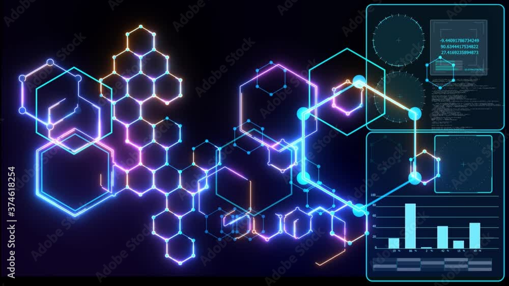 Futuristic digital data processing nano technology smart graphic powerful energy and analysis and graph monitor Futuristic digital data processing nano technology smart graphic powerful energy and analysis and graph monitor