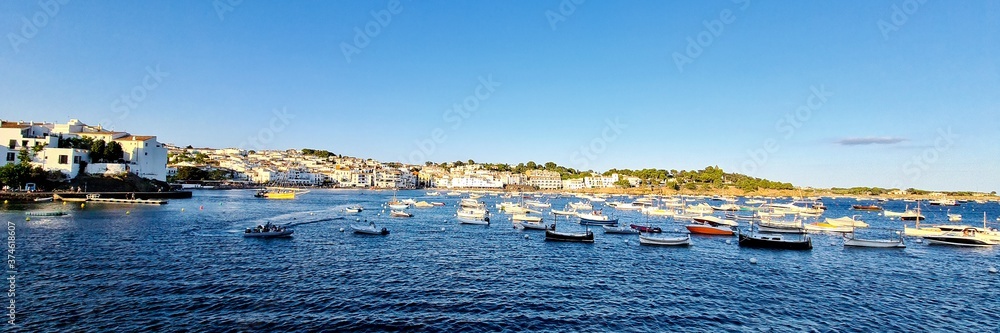panoramic view of Cadaques Catalonia