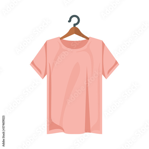 Isolated orange tshirt vector design