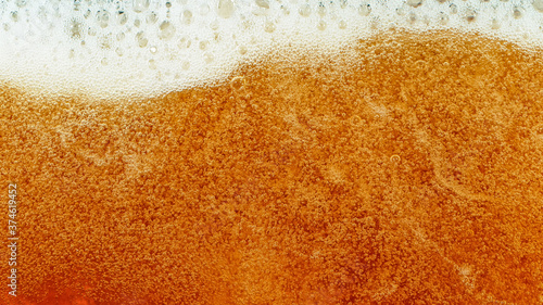 Water drops on glass of bee...