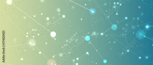 Technology data background, idea of global business solution