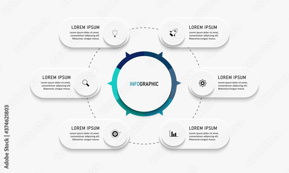 Business data visualization. Process chart. Abstract elements of graph, diagram with steps, options, parts or processes. Vector business template . Creative concept for infographic. Business data visualization. Process chart. Abstract elements of graph, diagram with steps, options, parts or processes. Vector business template . Creative concept for infographic.