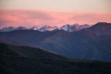 The Wasatch Mountains at sunset