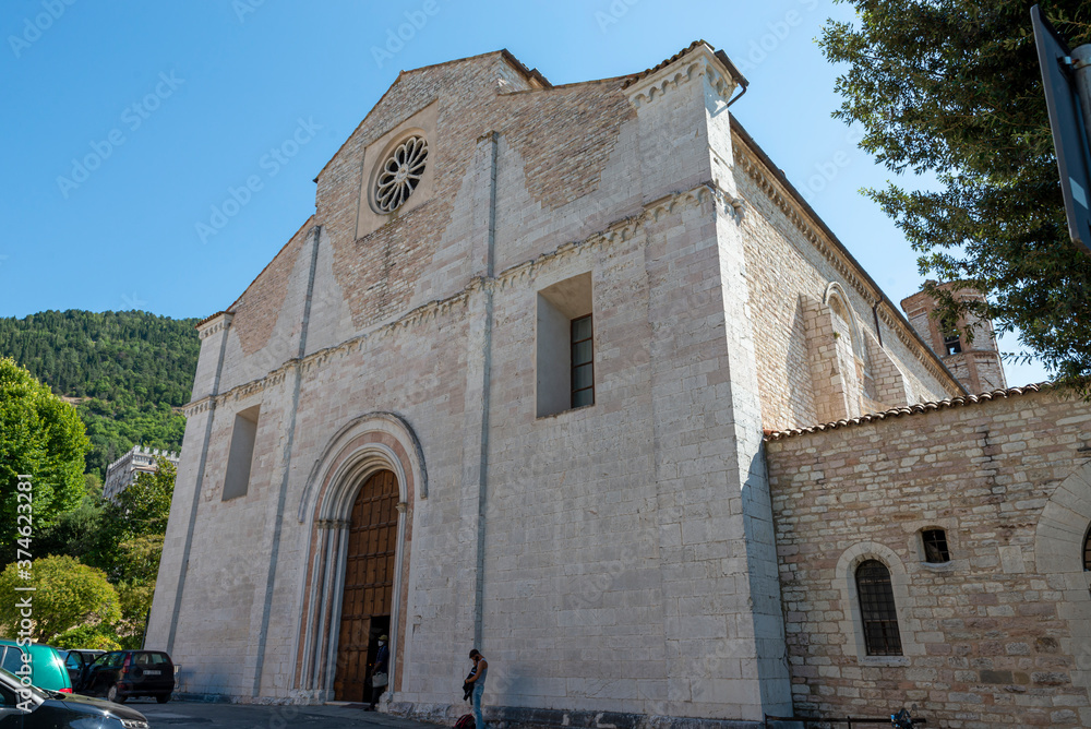 church of San Francesco in the town of Gubbio