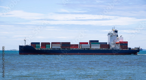 Container ship Import and export business