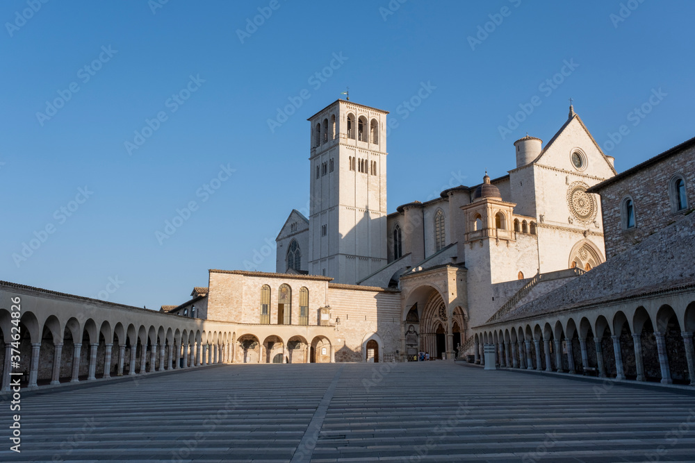 The beautiful Basilica of St. Francis of Assisi